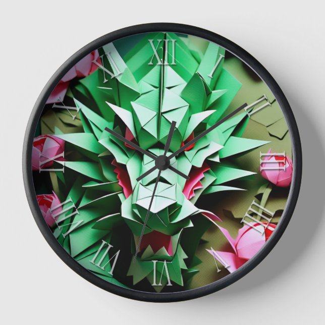 Reloj Dragón chino de Año Nuevo Día del Niño (Anverso)