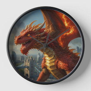 Reloj Dragón galés rojo aterroriza Londres