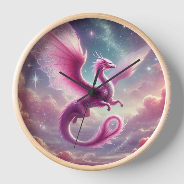 Reloj Dragón rosa (Anverso)