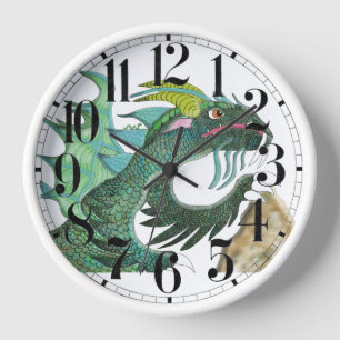 Reloj Dragón Veractus y Leslie la oruga