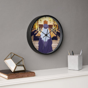 Reloj Dumbledore hablando en el Gran Salón de Hogwarts