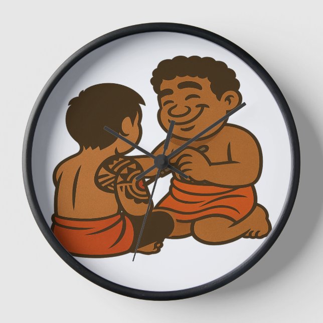 Reloj Dumi Tatau Artist Clock (Anverso)