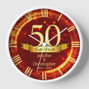 Reloj Edición de Bodas y Aniversario de Año con Brillo D