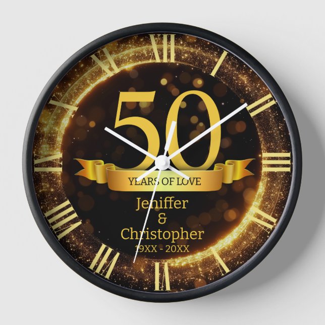 Reloj Edición de Bodas y Aniversario de Año con Brillo D (Anverso)
