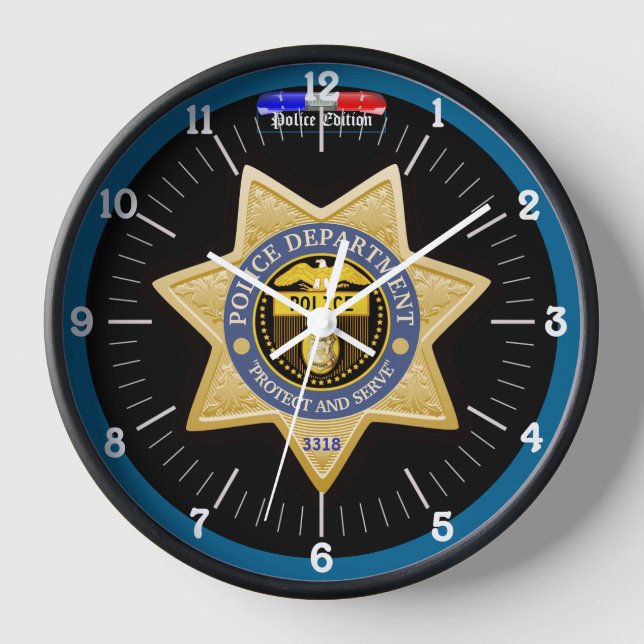 Reloj Edición de policía personalizada (Anverso)