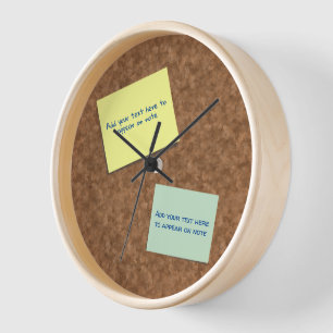 Reloj Efecto de tablero de papel con Personalizado Stick