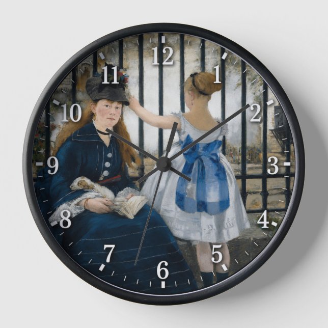 Reloj "El ferrocarril" de Manet (Anverso)