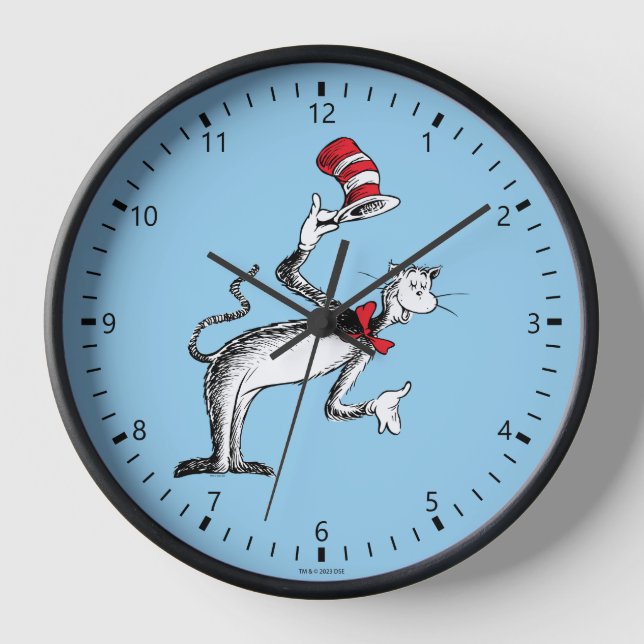 Reloj El gato en el Gorra se tira una reverencia (Anverso)