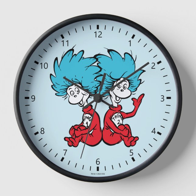 Reloj El Gato en el Sombrero Cosa Uno y Cosa Dos (Anverso)