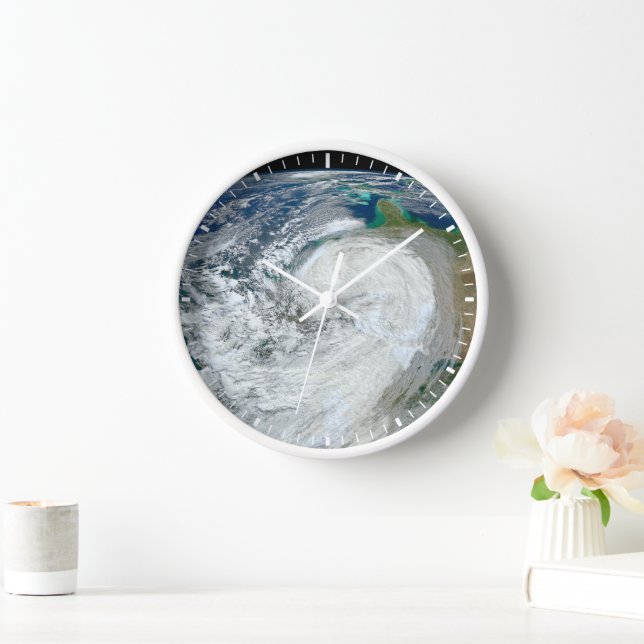 Reloj El Huracán Sandy A Lo Largo De La Costa Este De Es (Hogar)