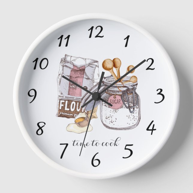 Reloj El momento de cocinar para los infiltrados de Bake (Anverso)