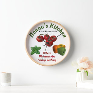 Reloj El Muro de Cocina de Nonna