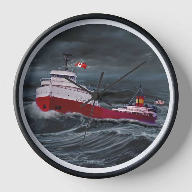 RELOJ EL NAUFRAGIO DEL EDMUND FITZGERALD (Anverso)