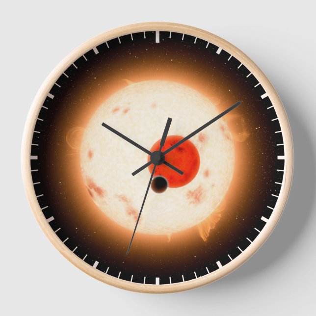 Reloj El sistema Kepler-16. (Anverso)