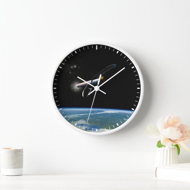 Reloj El Vehículo De Lanzamiento Atlas V541 En Órbita. (Hogar)