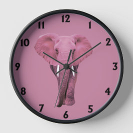 Reloj Elefante rosa