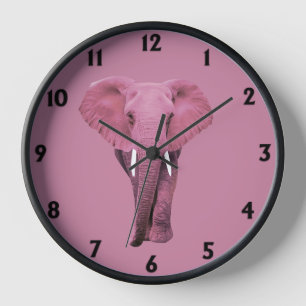 Reloj Elefante rosa