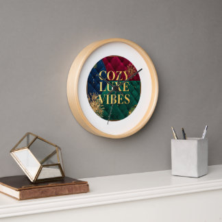 Reloj Elegant Wrist Watch with "Cozy Luxe Vibes" Design 