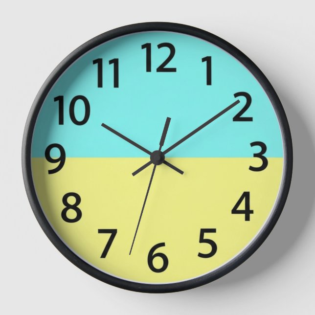 Reloj elegante de pared Minimalista (Anverso)