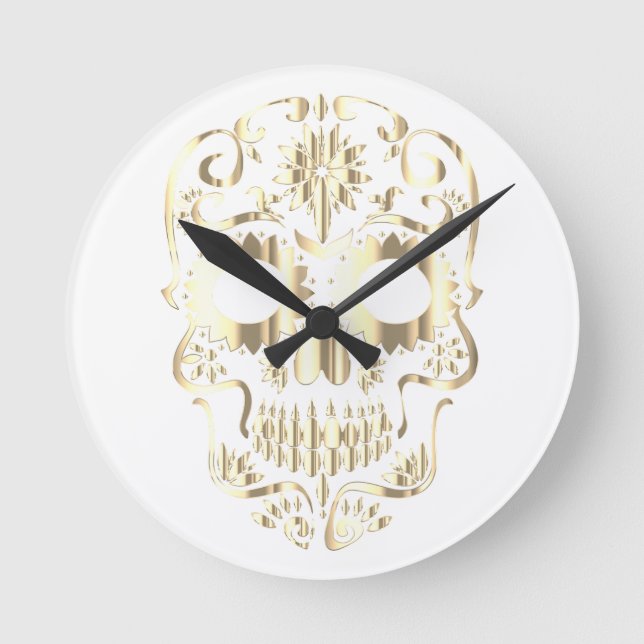 Reloj elegante del cráneo (Anverso)