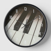 Elegante fotografía de Piano Blanco y Negro