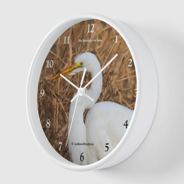 Reloj Elegante Gran Ave de Oveja en Leche (Ángulo)