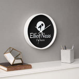 Reloj Elliot Ness Comedian Wall Clock
