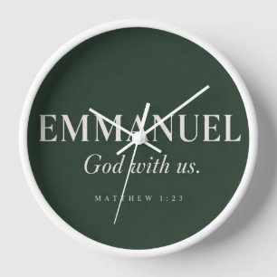 Reloj EMMANUEL Mateo 1:23 Navidad