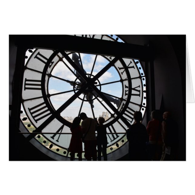 Reloj en el museo de D'Orsay - París, Francia (Anverso (Horizontal))