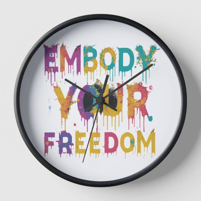 Reloj encarnar tu libertad (Anverso)