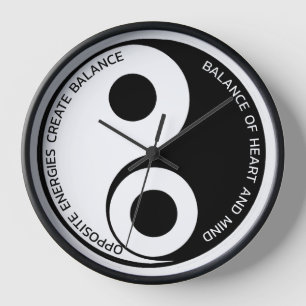 Reloj Energías opuestas, Crear Balance Yin Yang