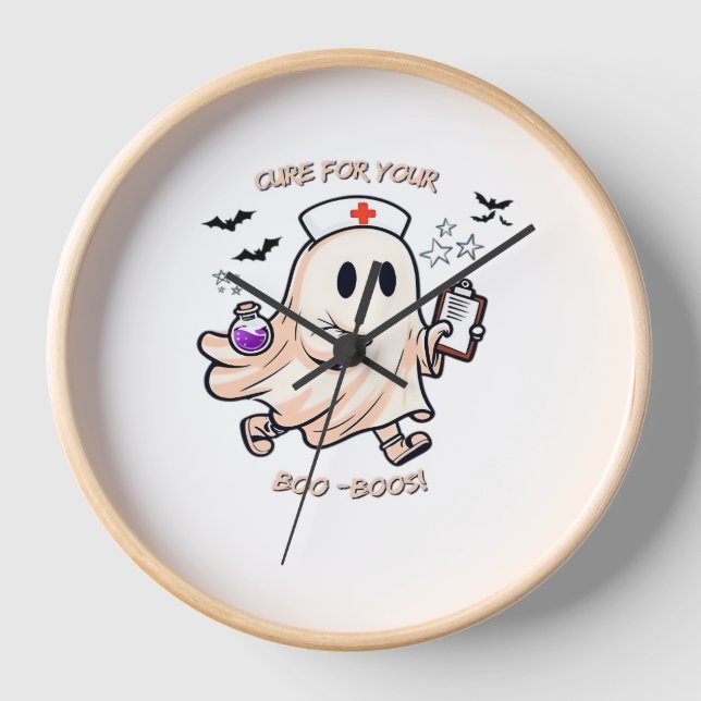 Reloj Enfermera fantasma con poción mágica - cura para t (Anverso)