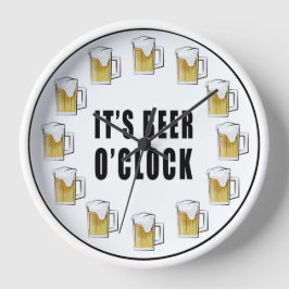 Reloj Es Beer O'clock - Funny Clock Design