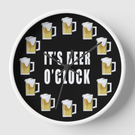 Reloj Es Beer O'clock - Funny Clock Design