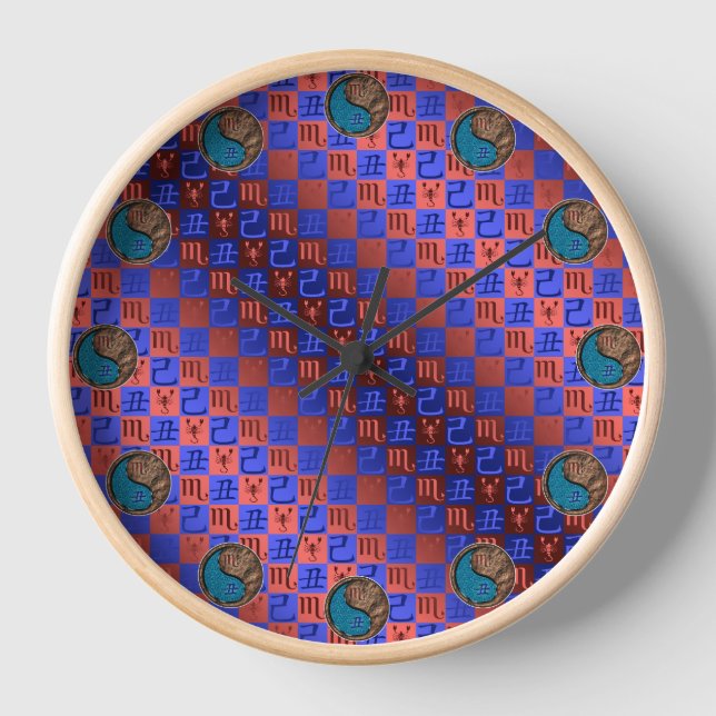 Reloj Escorpio & Buey de Tierra (Anverso)