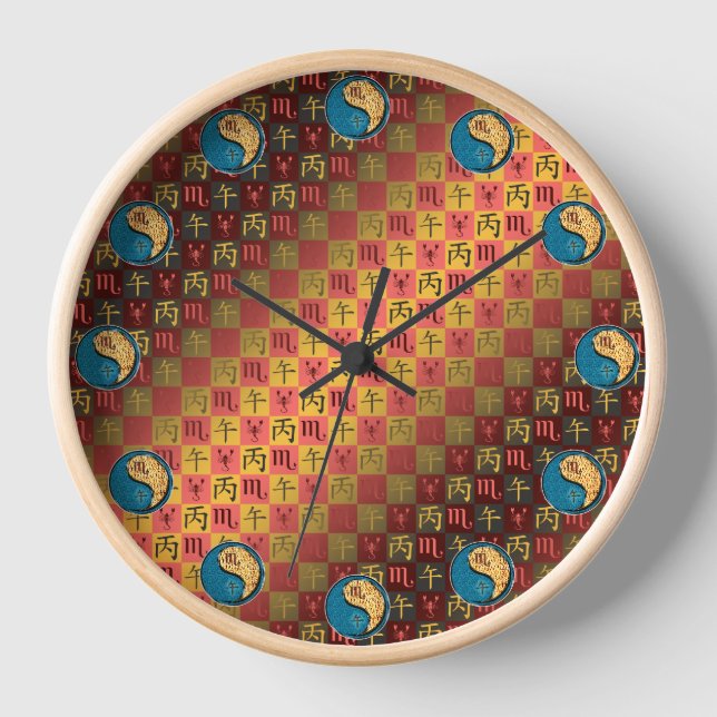 Reloj Escorpio & Caballo de Fuego (Anverso)