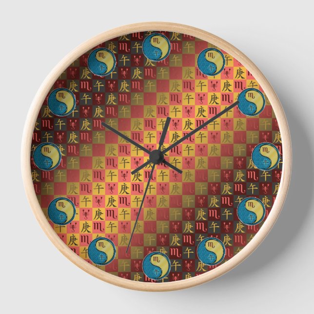 Reloj Escorpio & Caballo de Metal (Anverso)