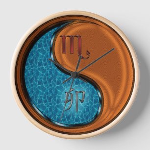 Reloj Escorpio & Conejo de Madera