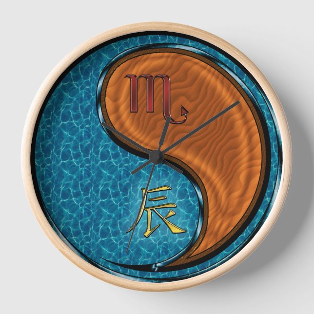 Reloj Escorpio & Dragón de Madera (Anverso)