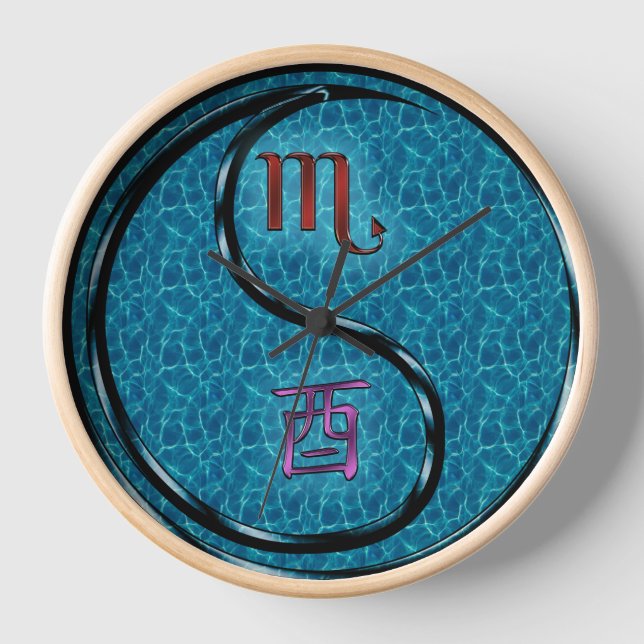 Reloj Escorpio & Gallo de Agua (Anverso)