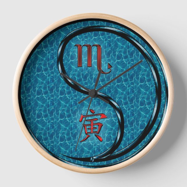 Reloj Escorpio & Tigre de Agua (Anverso)