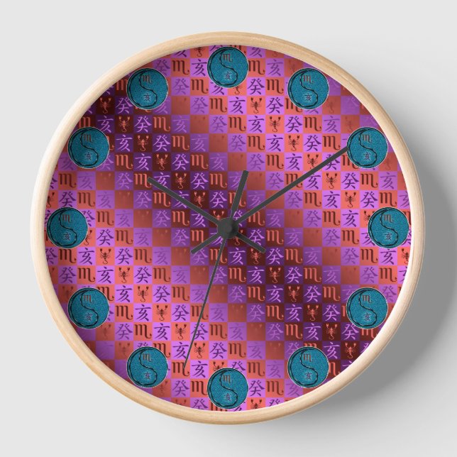 Reloj Escorpio y Jabalí de Agua (Anverso)