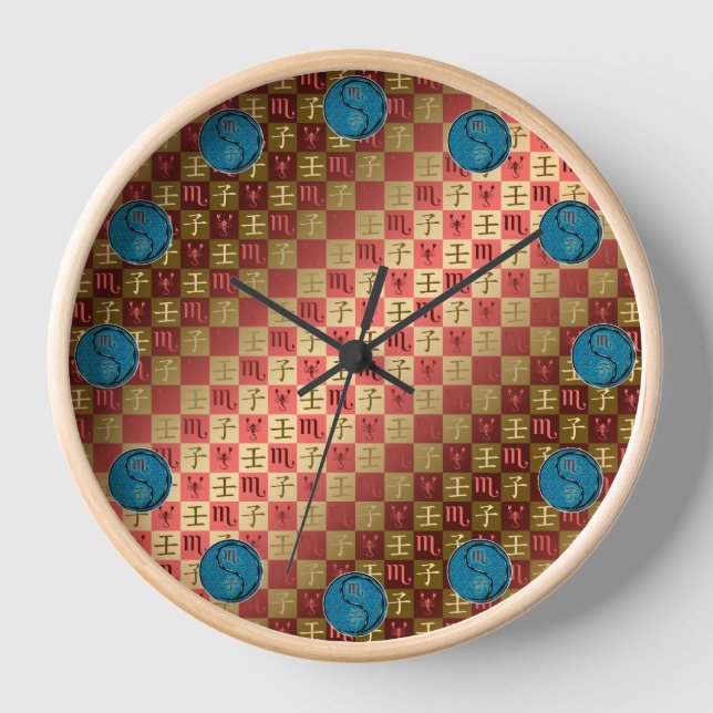 Reloj Escorpio y Rata de Agua (Anverso)