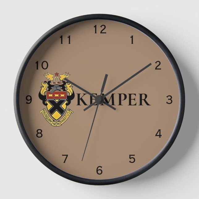 Reloj Escuela Militar Kemper y Muro Universitario (Anverso)