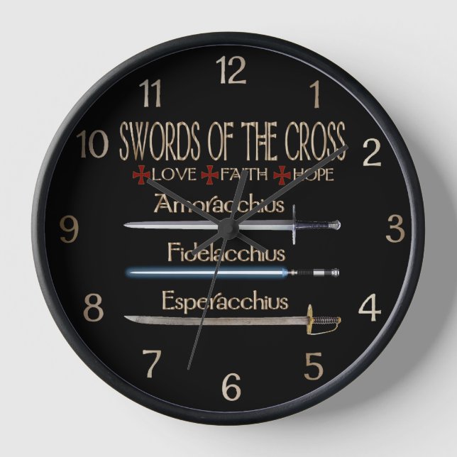 Reloj Espadas De Los Ventiladores De La Cruz De Dresde (Anverso)