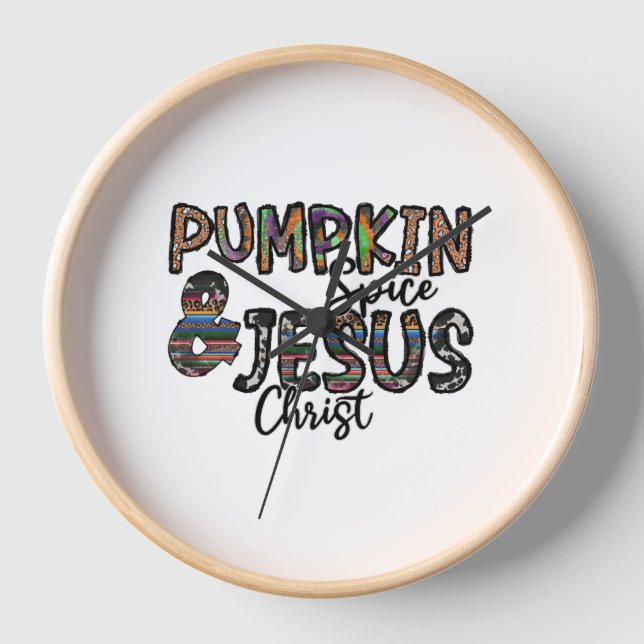 Reloj Especie De Calabaza Y Jesucristo (Anverso)