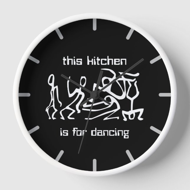 Reloj Esta cocina es para bailar (Anverso)