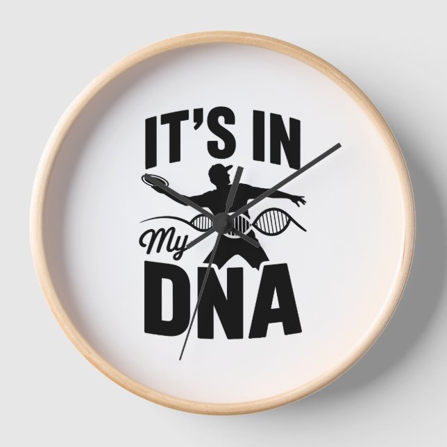 Reloj Está en mi Dna Disk Golf (Anverso)