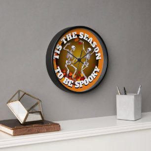 Reloj Este es el Skeletons feliz de la temporada