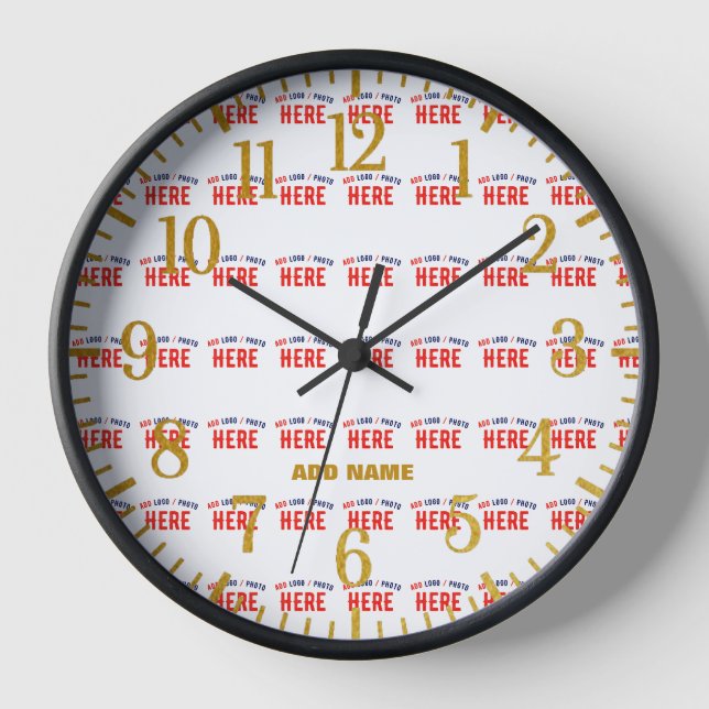 RELOJ ESTILOSO MODERNO PERSONALIZABLE BLANCO VERIFICADO  (Anverso)